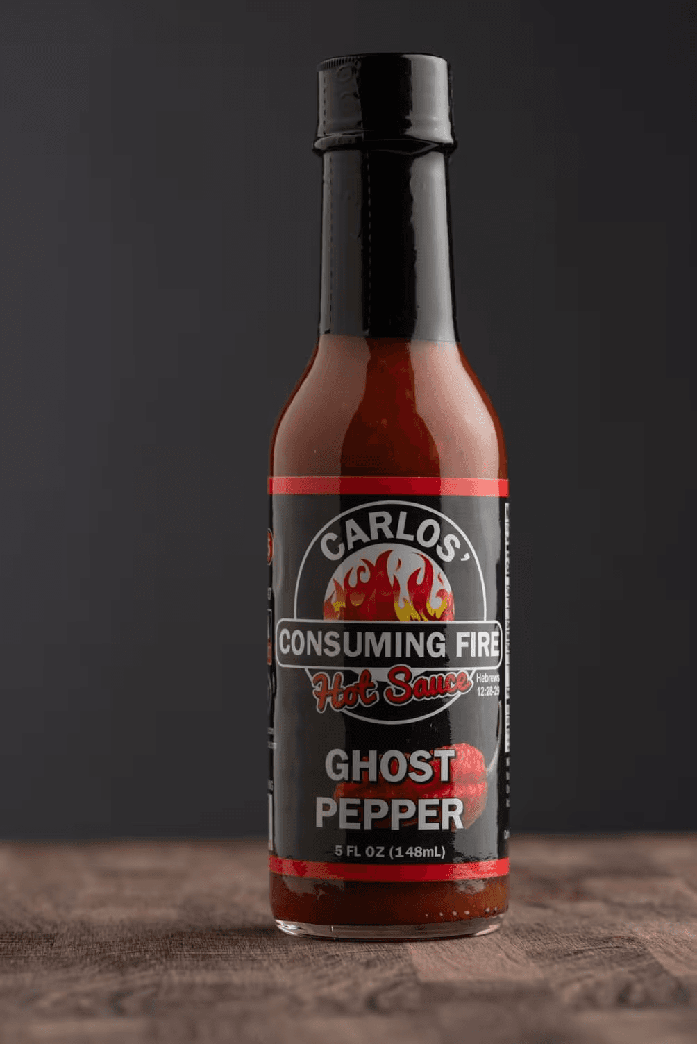 Ghost Pepper Hot Sauce bottle
