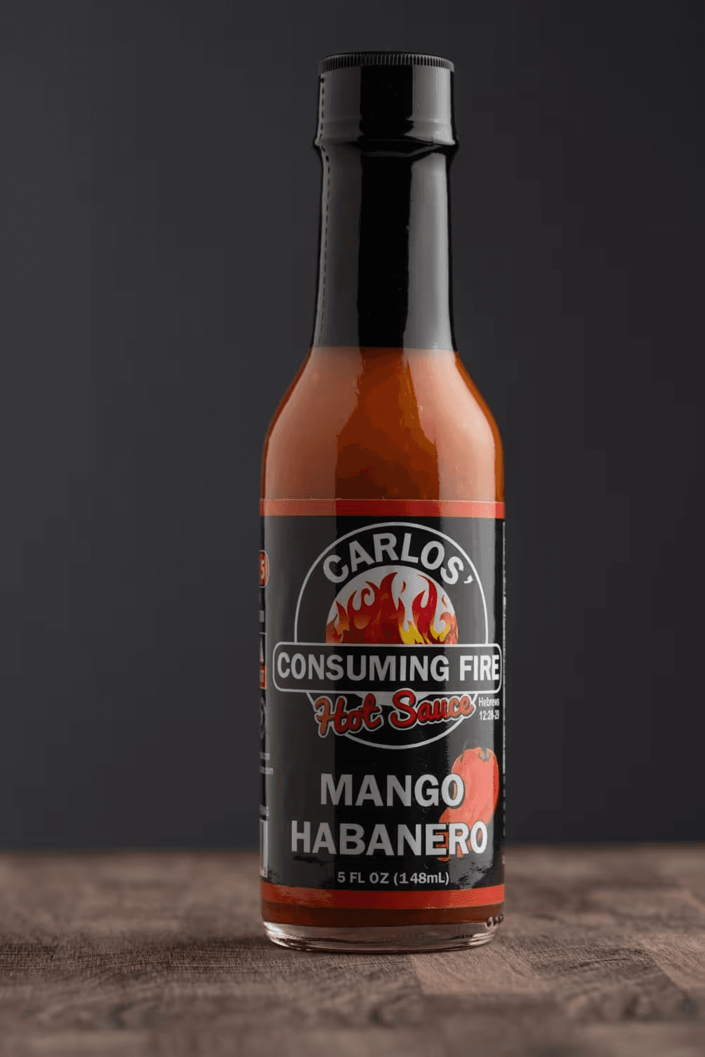 Mango Habanero Hot Sauce bottle
