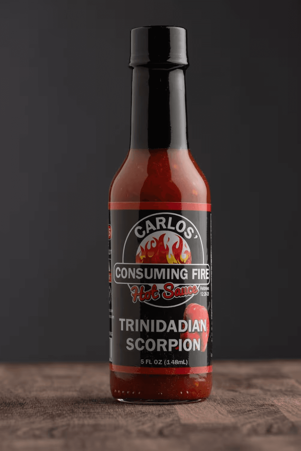 Trinidadian Scorpion Hot Sauce bottle