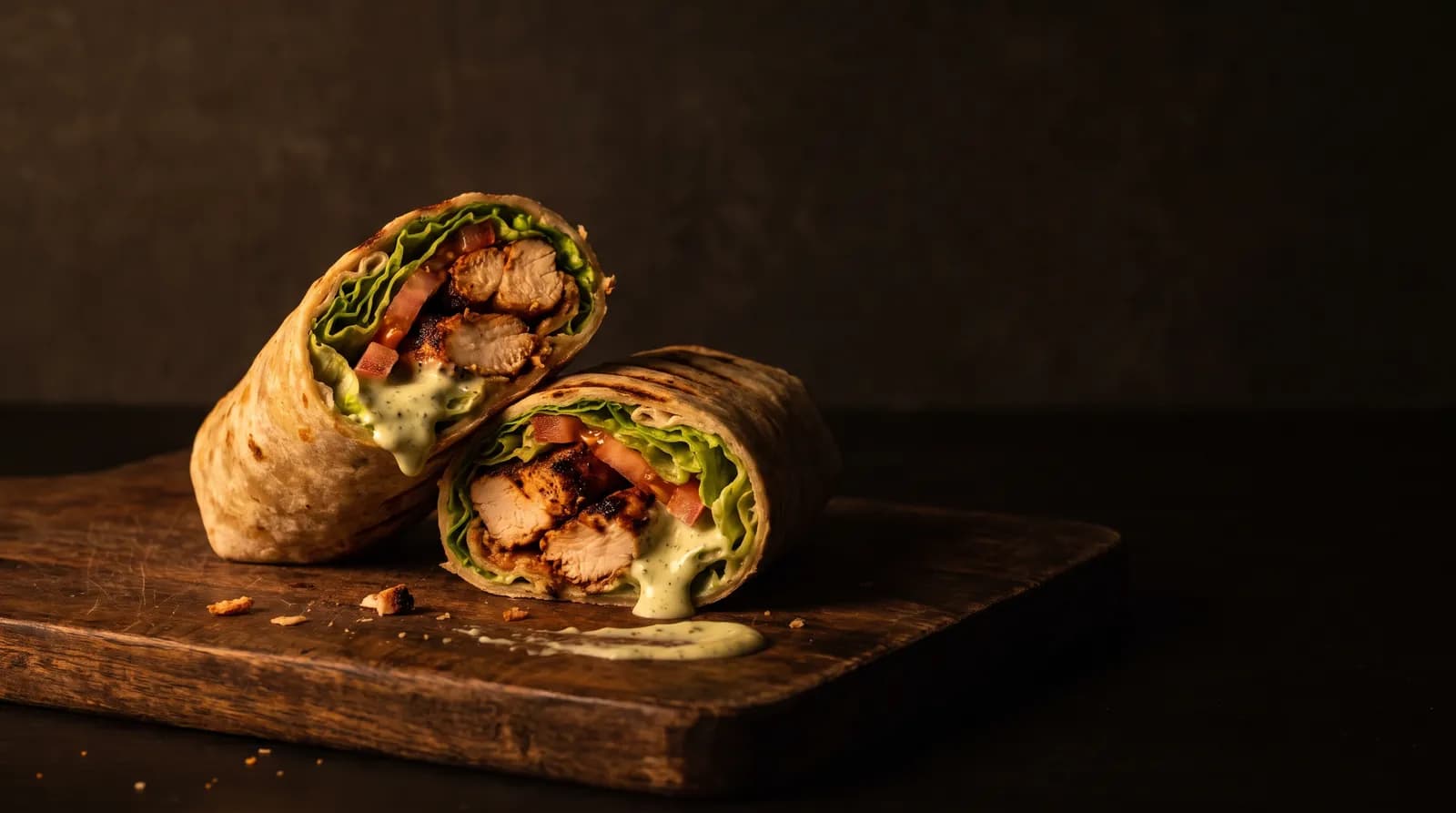 Jalapeno Ranch Grilled Chicken Wraps