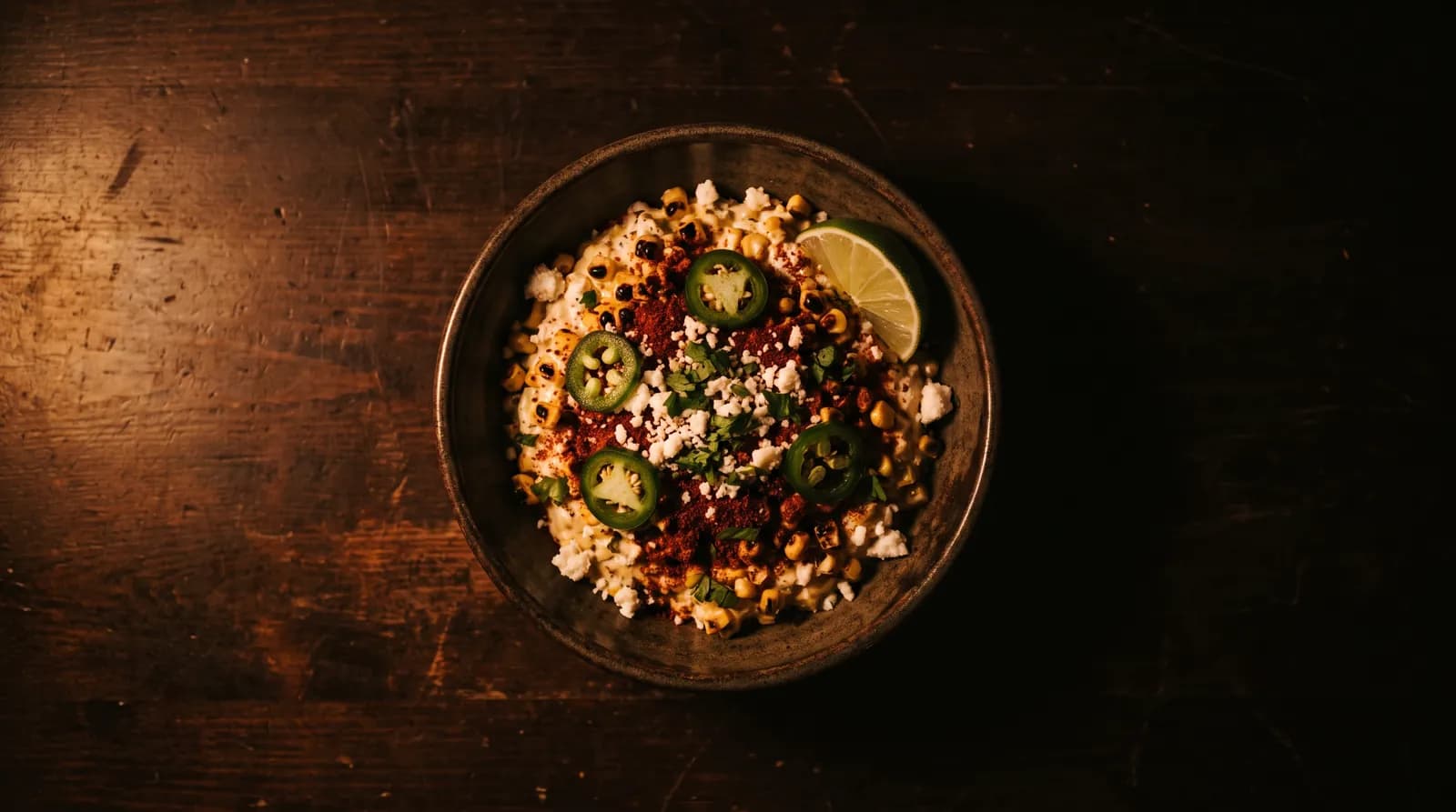 Jalapeno Street Corn Off the Cob