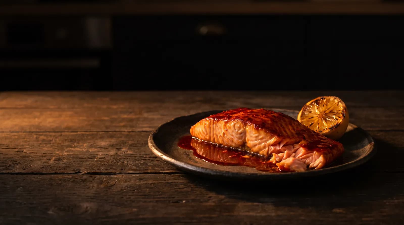 Mango Habanero Glazed Salmon