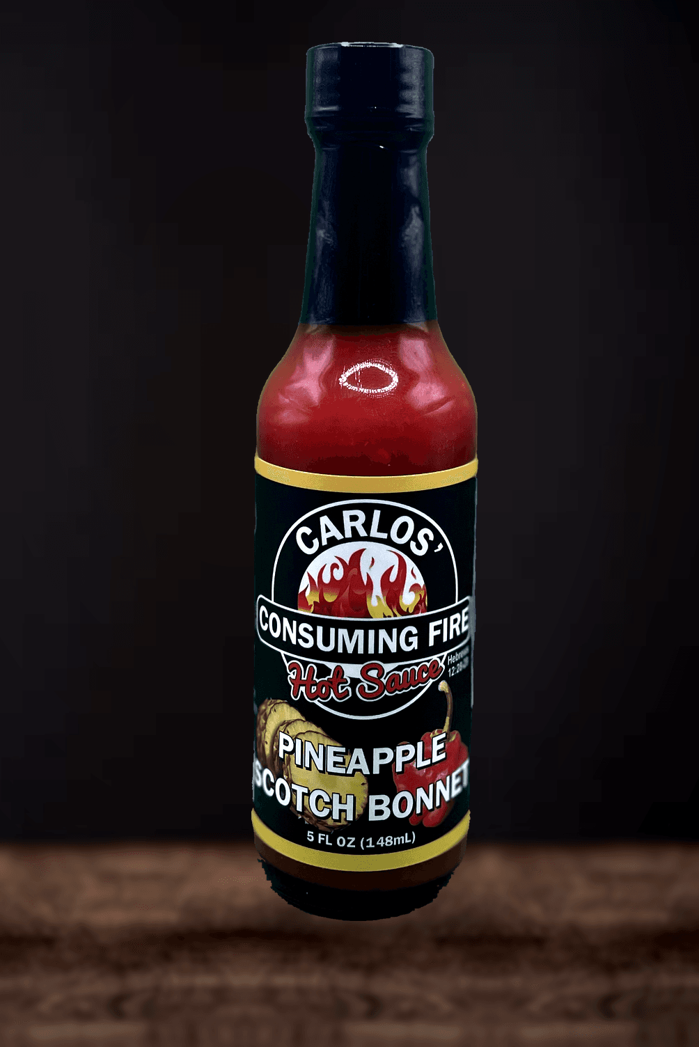 Pineapple Scotch Bonnet Hot Sauce bottle