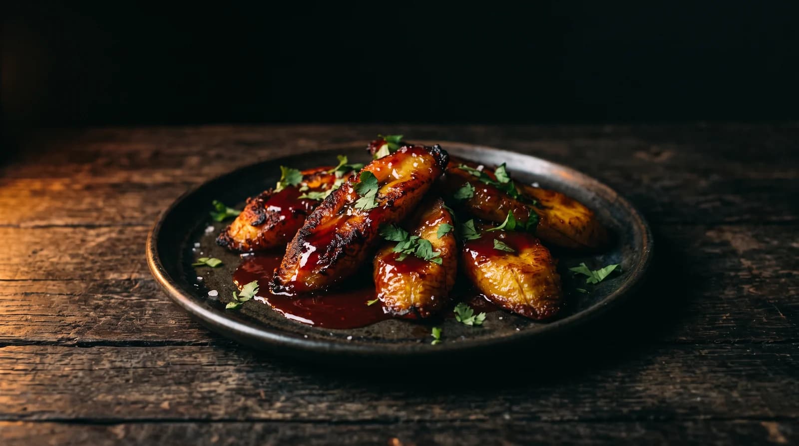 Pineapple Scotch Bonnet Fried Plantains