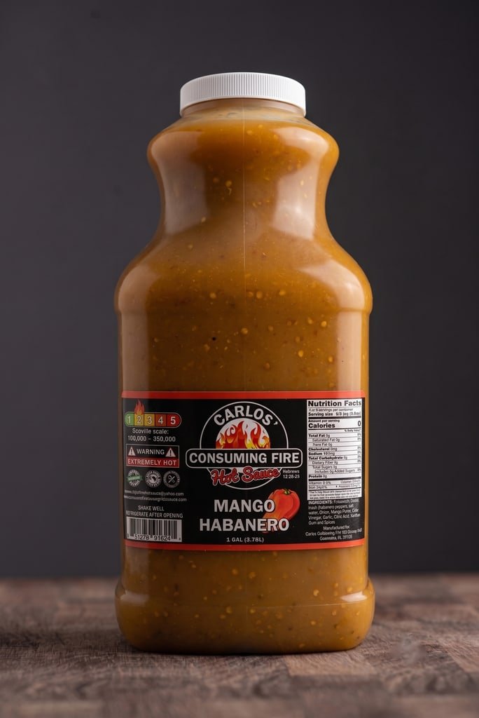 Hot Sauce by the Gallon — Mango Habanero