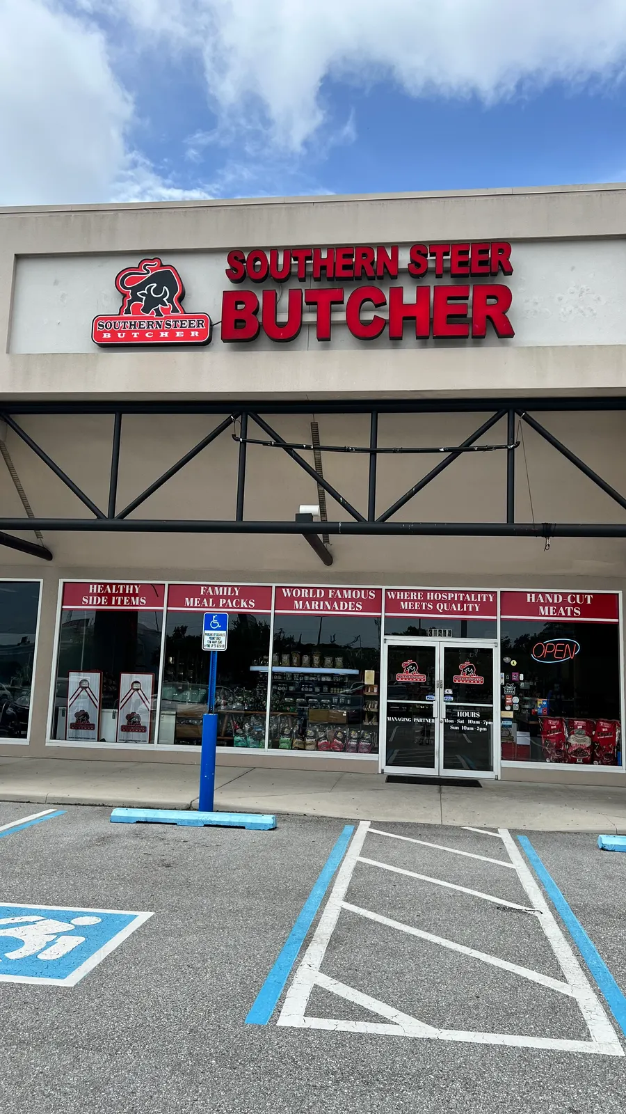 Southern Steer Butcher storefront