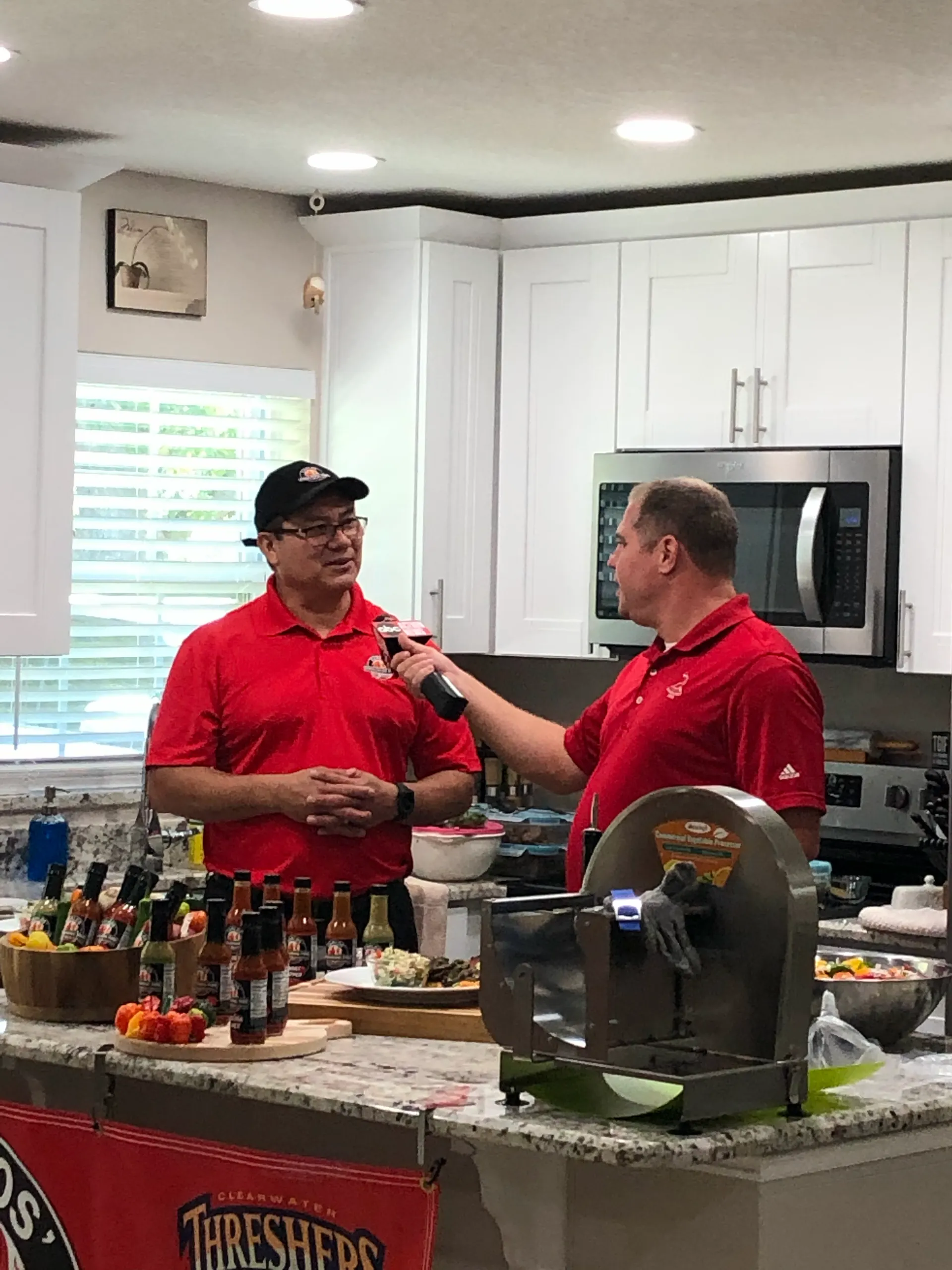 Carlos in his kitchen