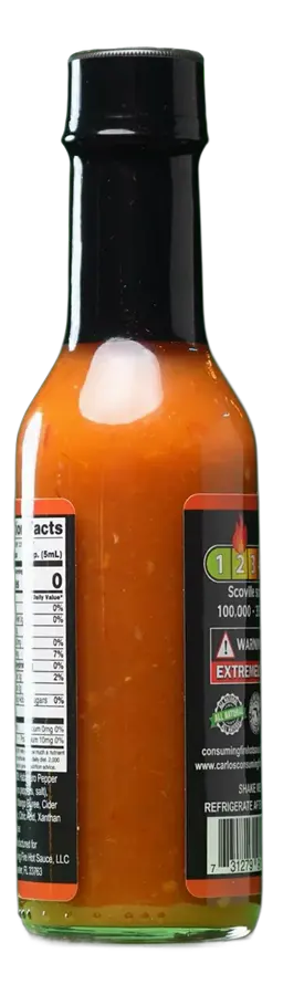 Mango Habanero Hot Sauce bottle