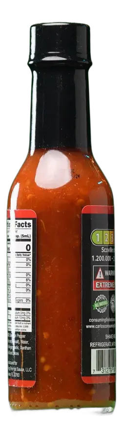 Trinidadian Scorpion Hot Sauce bottle