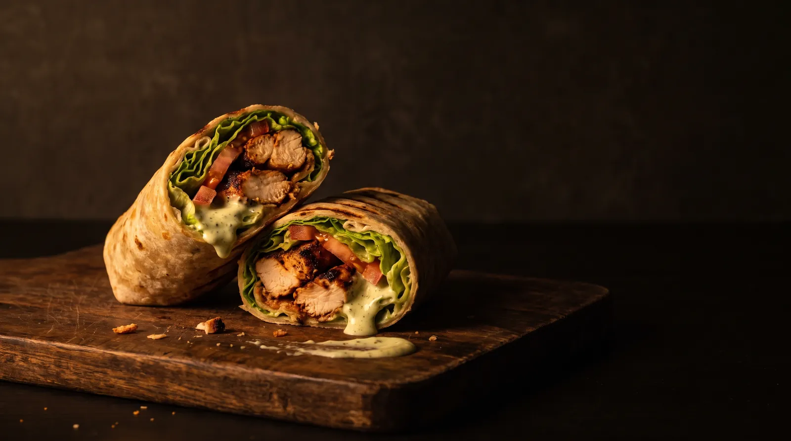 Jalapeno Ranch Grilled Chicken Wraps