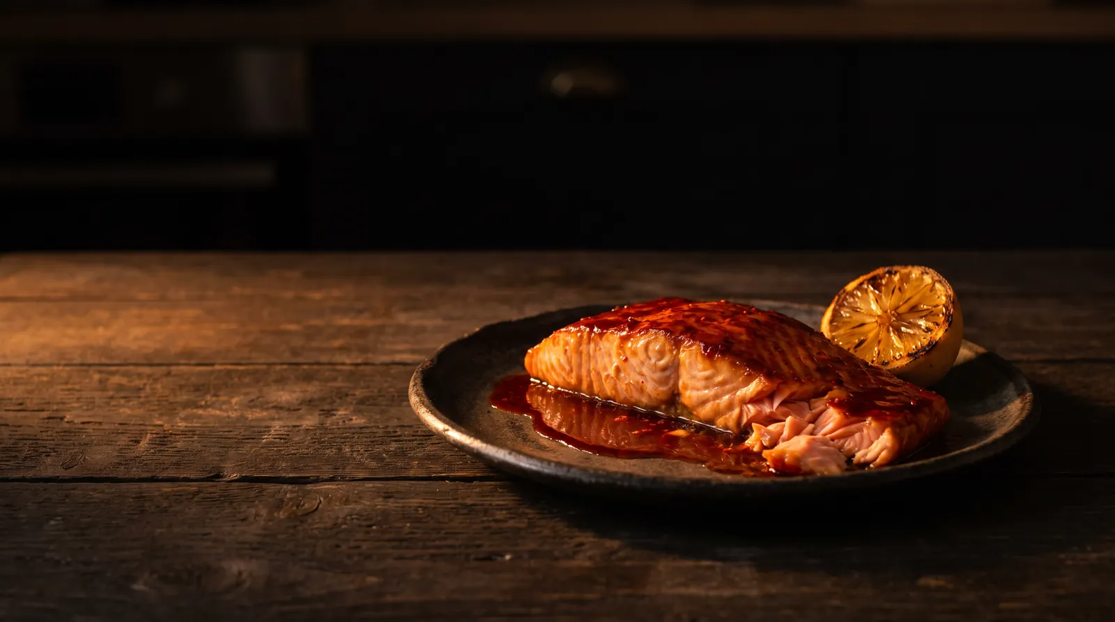 Mango Habanero Glazed Salmon