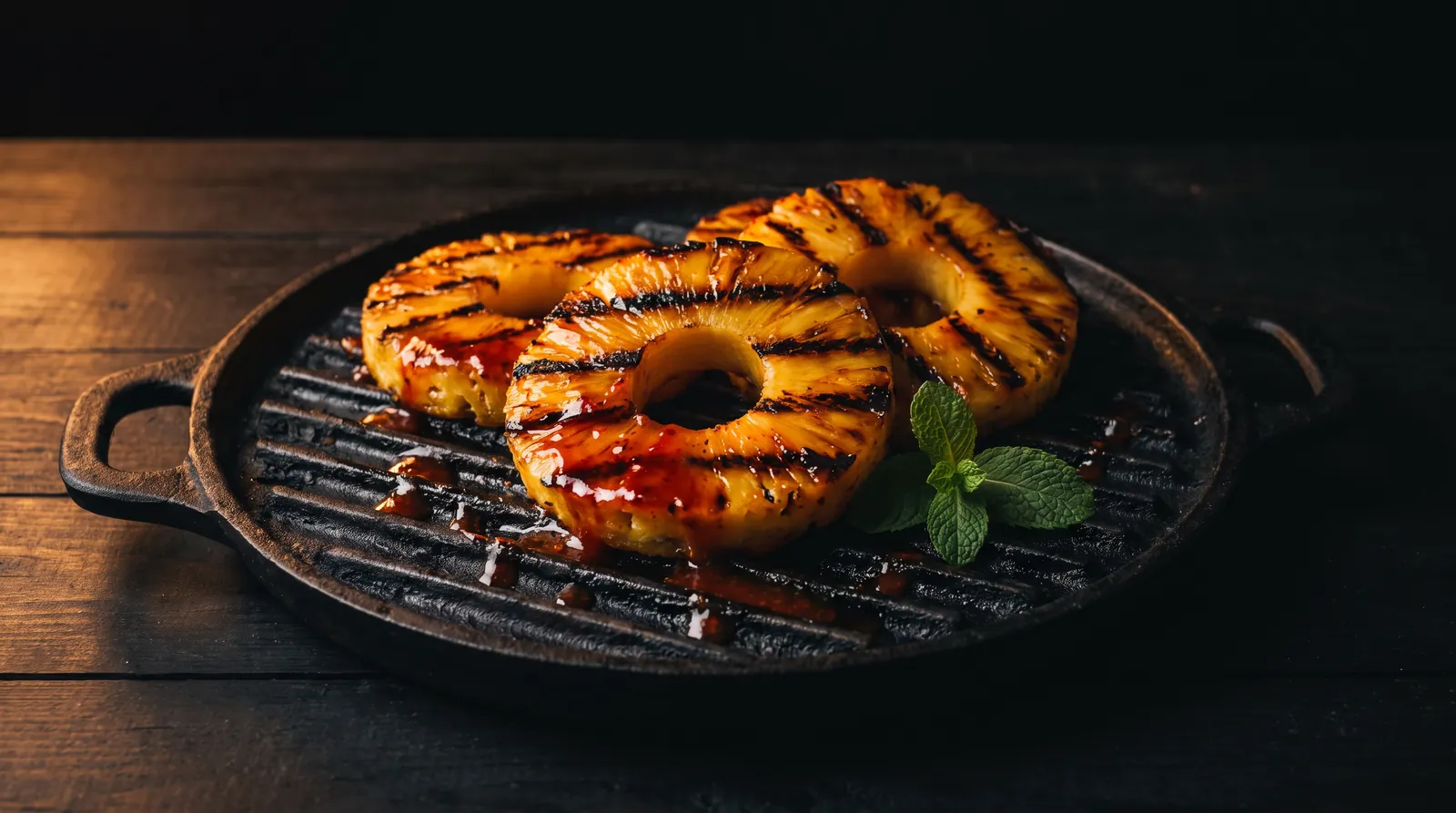 Mango Habanero Grilled Pineapple